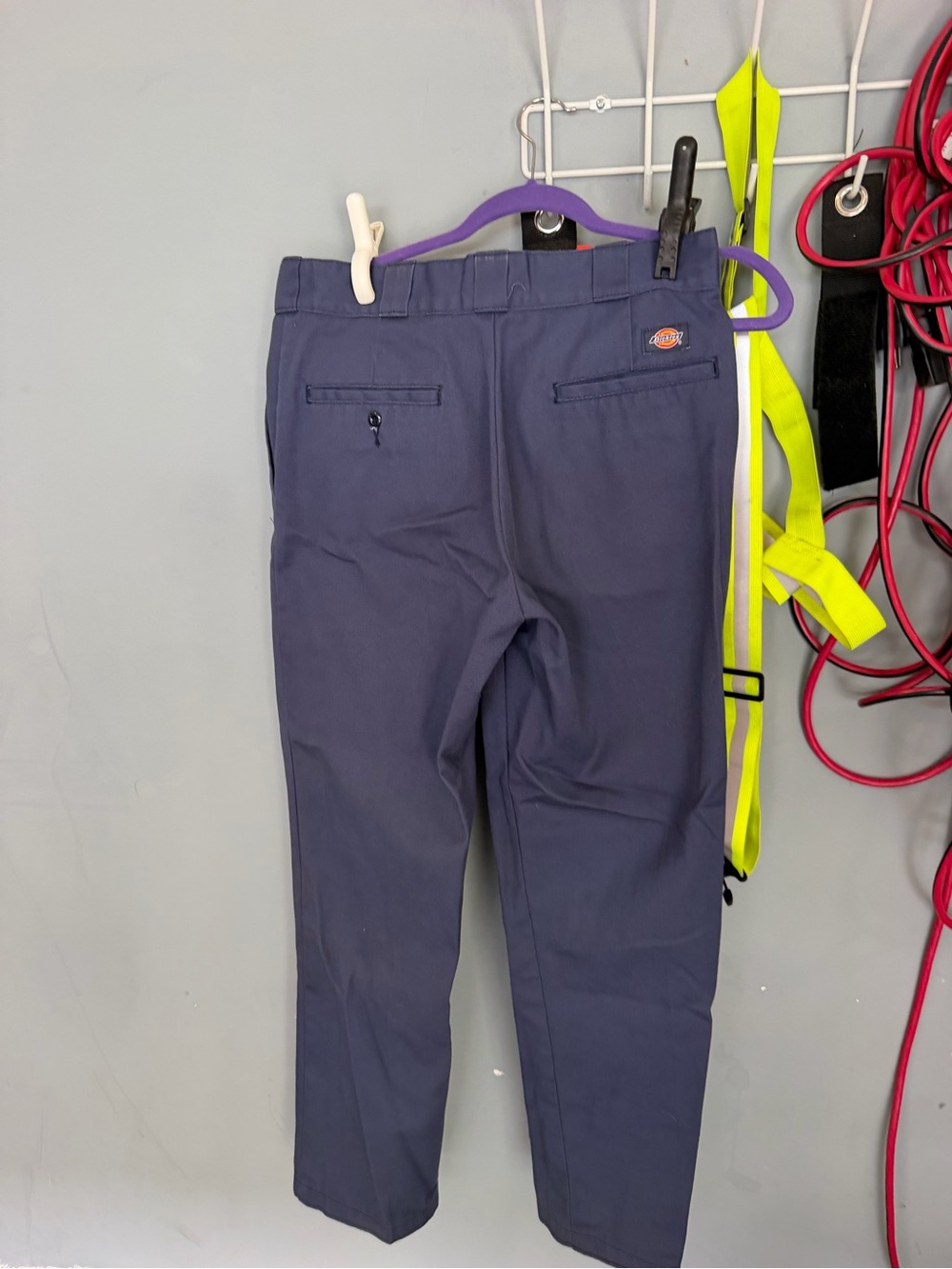 Dickies Navy Straight-Leg Work Chinos. 32x32